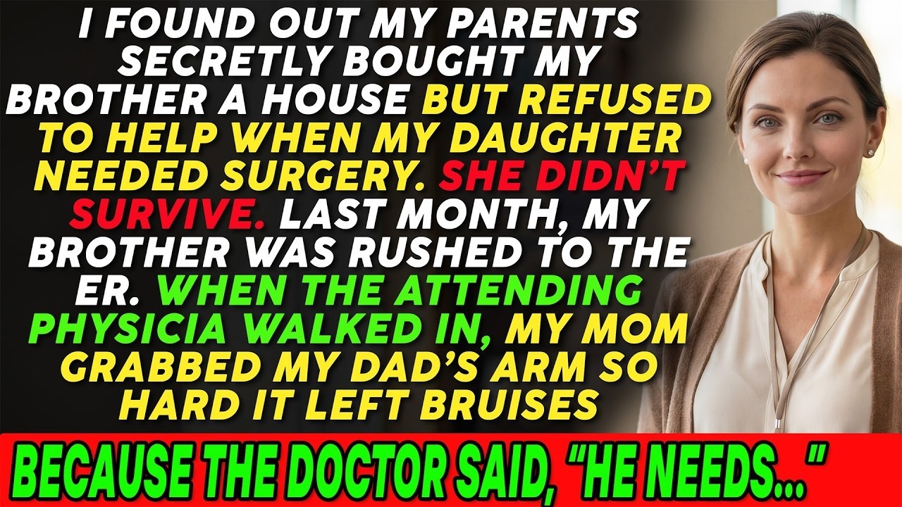 My Parents Refused to Save My Dying Daughter — But They Secretly Paid for My Brother’s New House