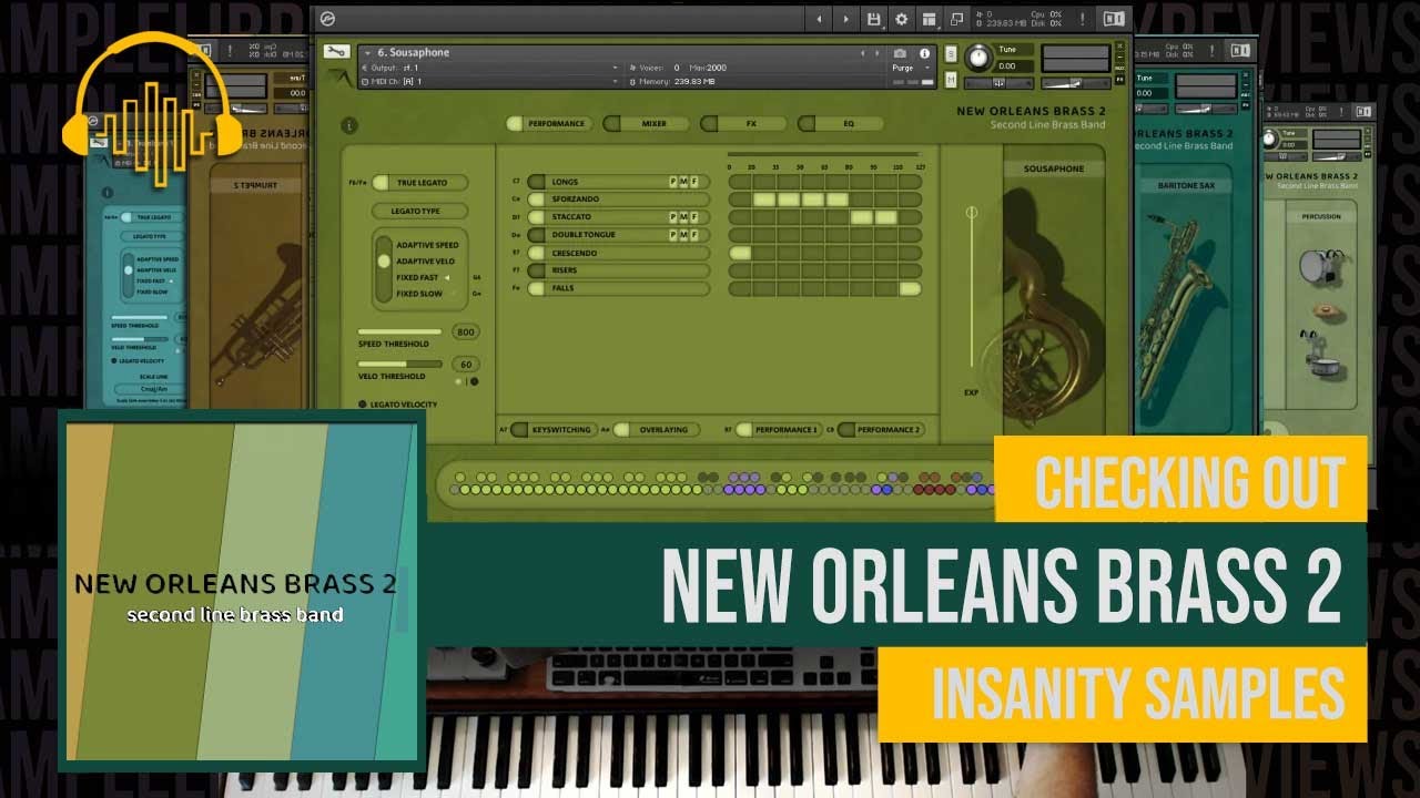 Checking Out  New Orleans Brass 2 by Insanity Samples