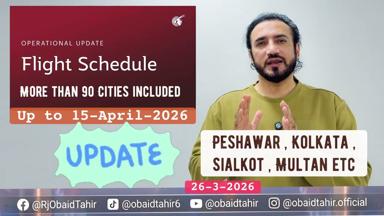 Qatar airways updated its schedule. More than 90 cities added. #flight #update