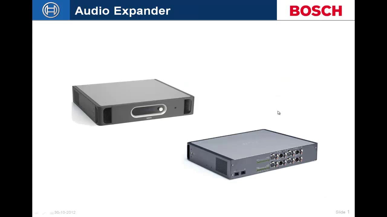 Bosch Security - PRAESIDEO Basics #1 System Components Overview