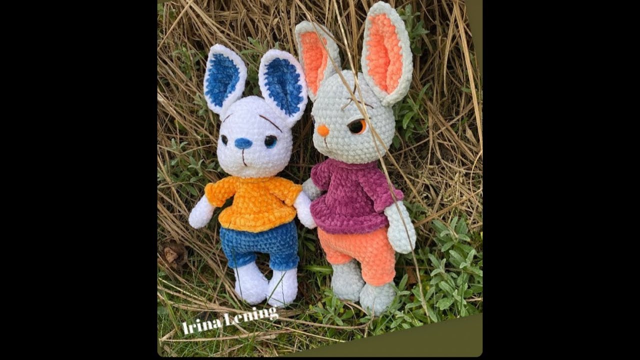 gehäkelter Hase ,,Knöpfchen,, Teil3