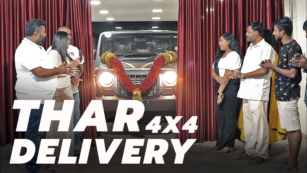 Family Taking Delivery of THAR 4x4 🔥 INDIA