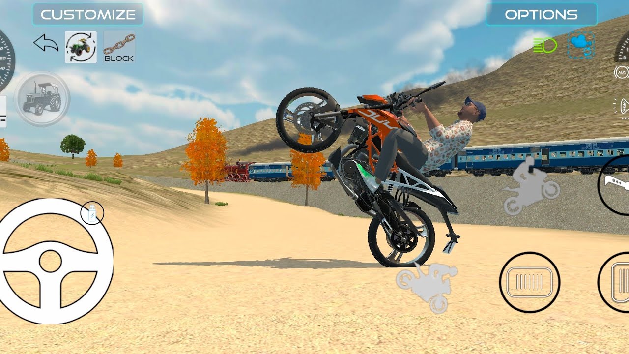 KTM Duke vs Train 🚃🚂 | Indian Vehicles Simulator 3D New Update 🔱💯 2026 | New Video IVS3d 