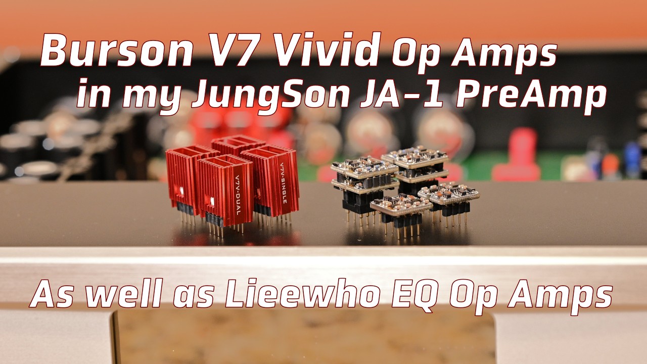 В моём предусилителе используются операционные усилители Burson Audio V7 Vivid, а также операцион...