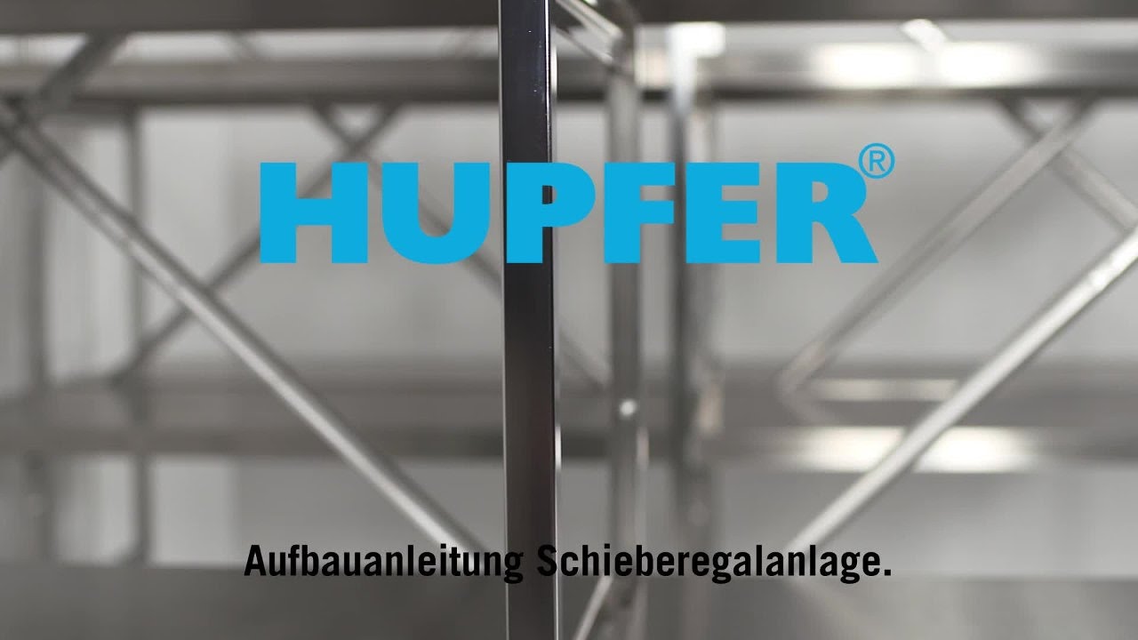 Die Schieberegalanlage von Hupfer: Aufbauanleitung