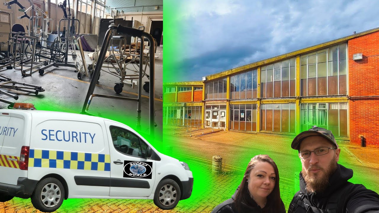SECURITY CHASE AT ABANDONED SCHOOL!!!