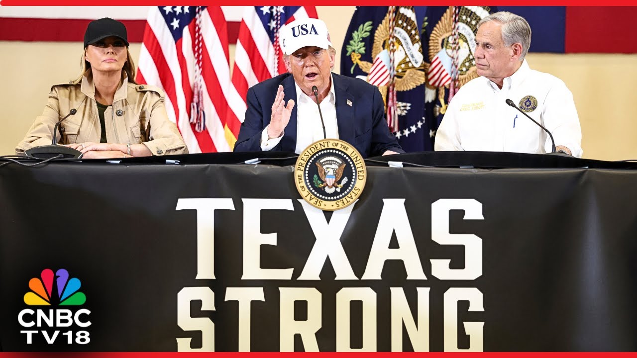 'Never Seen Anything Like This': Trump Visits Flood-Hit Texas, Defends First Responders | N18G
