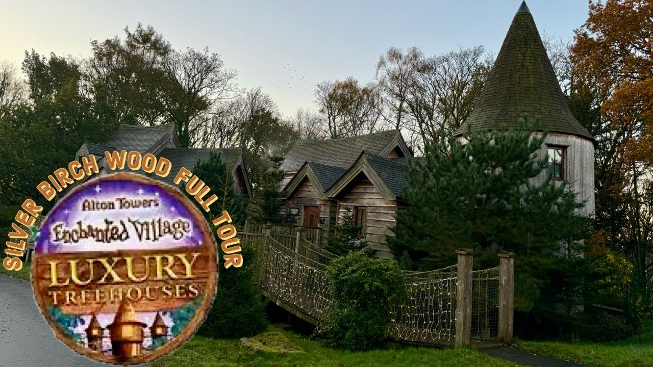 Alton Towers Luxury Treehouse Silver Birch Wood Full Tour