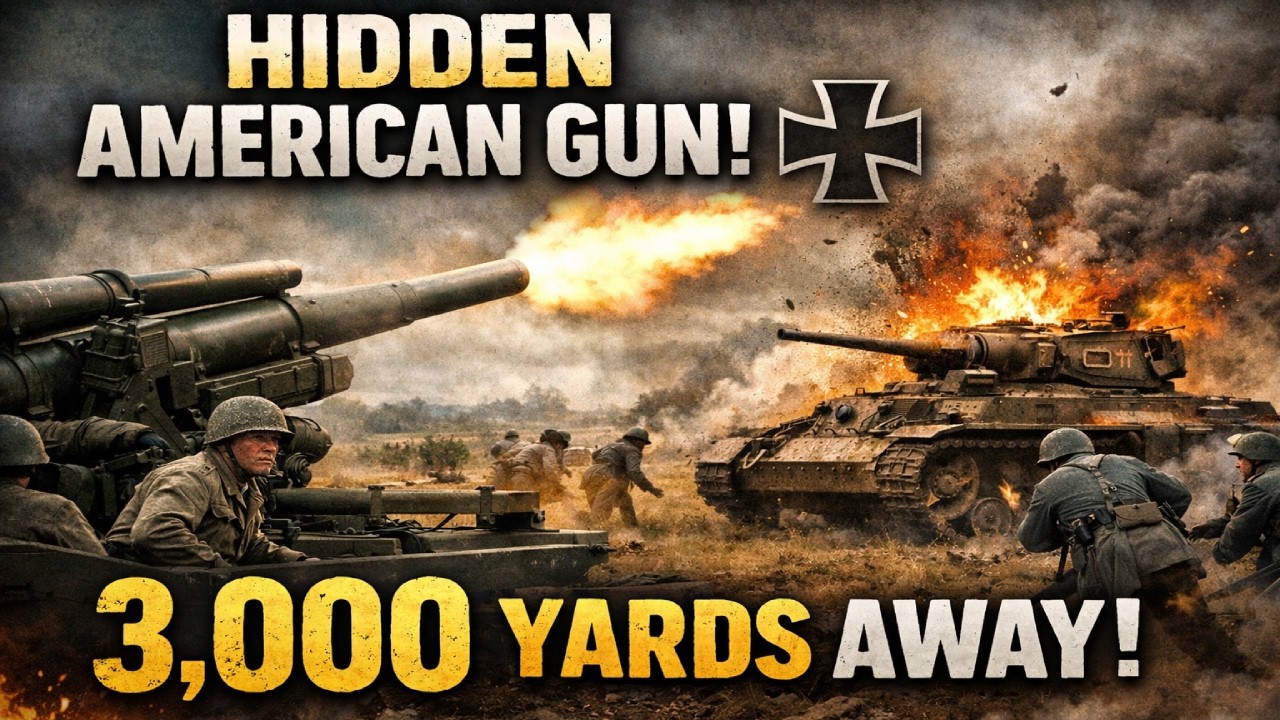The Germans Never Prepared for This! Hidden American 90mm Gun Strikes from 3,000 Yards | WW2