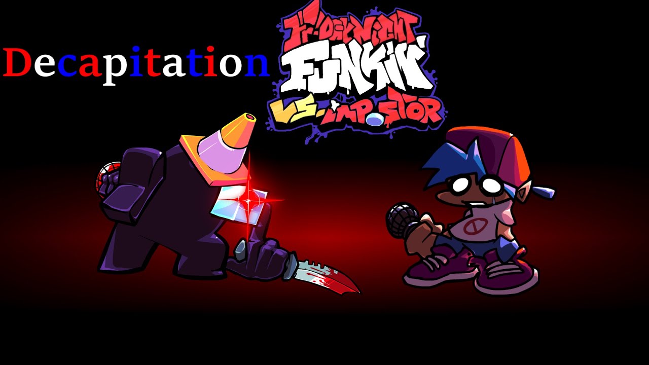 Friday Night Funkin' - Imposter V4 - Decapitation - Black Vs BF - Fan Made