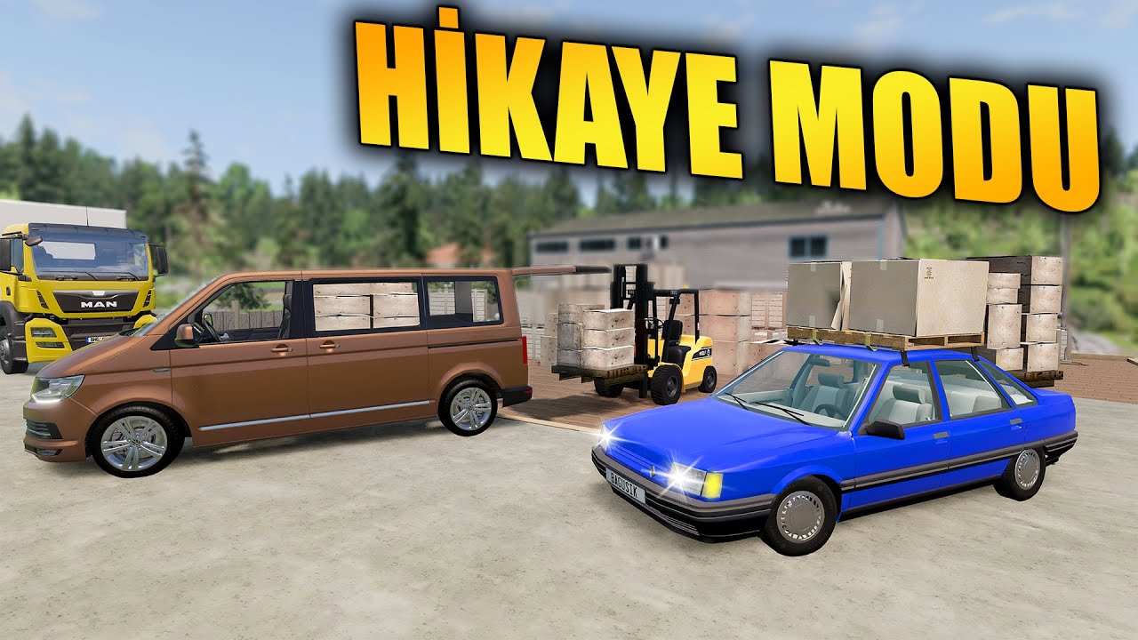 YENİ KARGO GÖREVİ DENEDİM / GÜNLÜK İŞLER / KARİYER MODU // BeamNG.drive