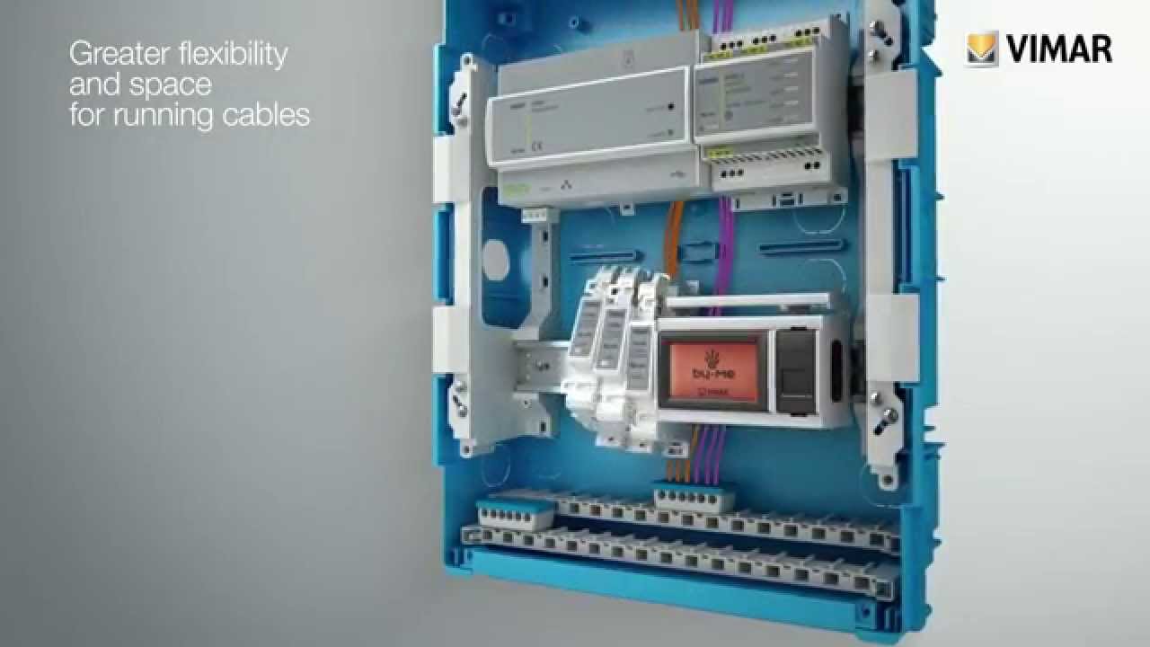 Vimar flush-mounting consumer units. Design and functionality in plain sight