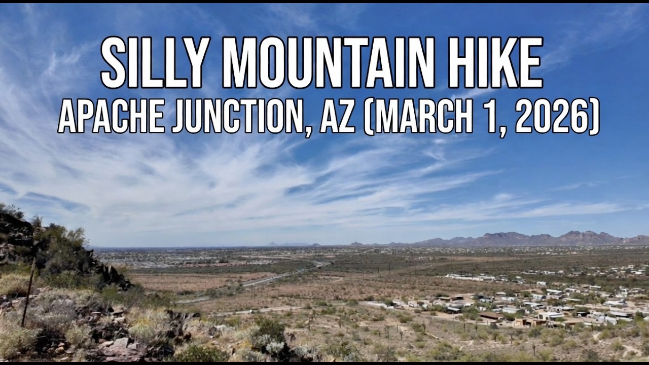 Hike: Silly Mountain Hike - Apache Junction, AZ (3/1/2026) #hikingarizona #hiking #djiosmopocket3
