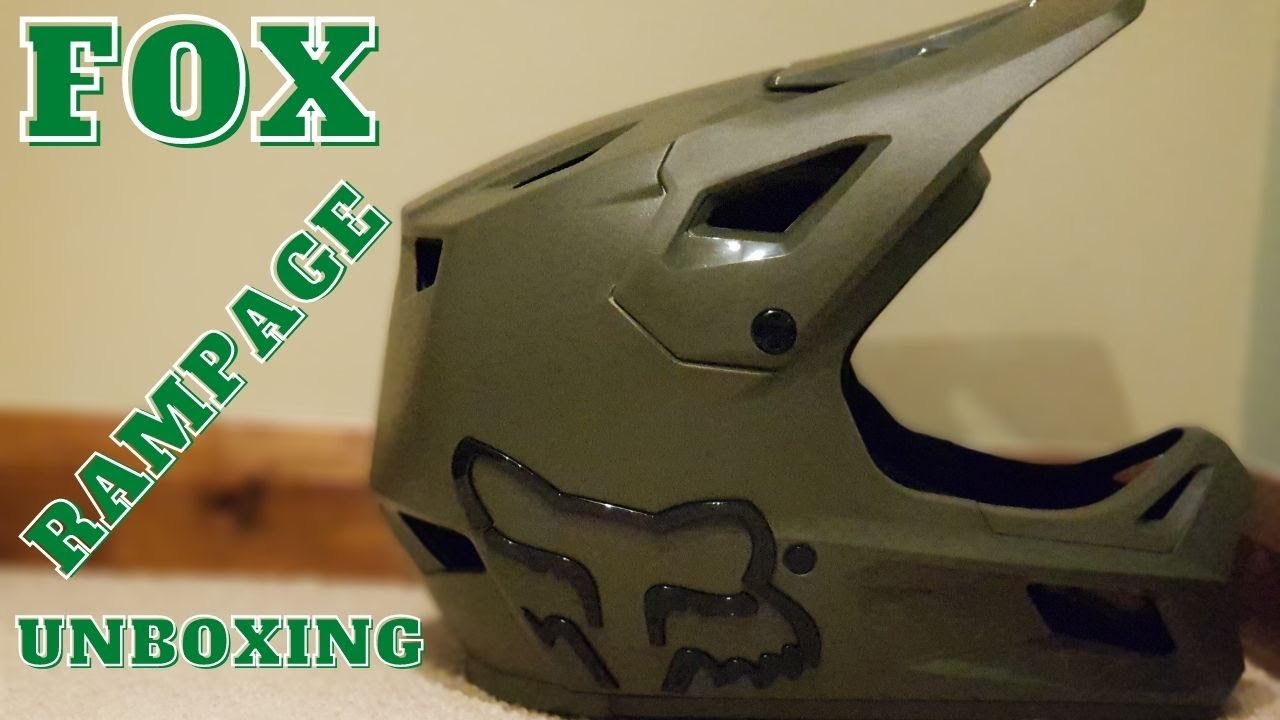 Fox Rampage Unboxing - New Helmet For The Bike Parks !!