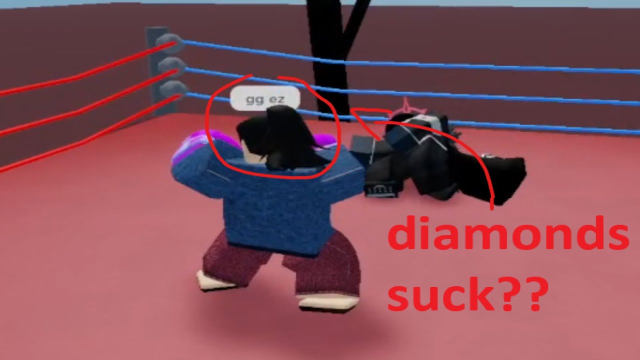 My First Time Fighting a Diamond Ranked Player.. | Untitled Boxing Game