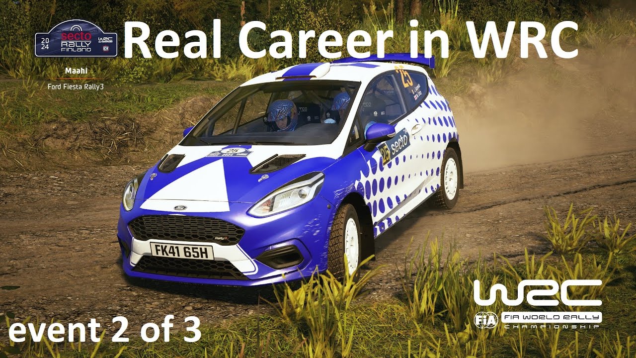 EA WRC | club Real Career in WRC | ралли Финляндия | День 2