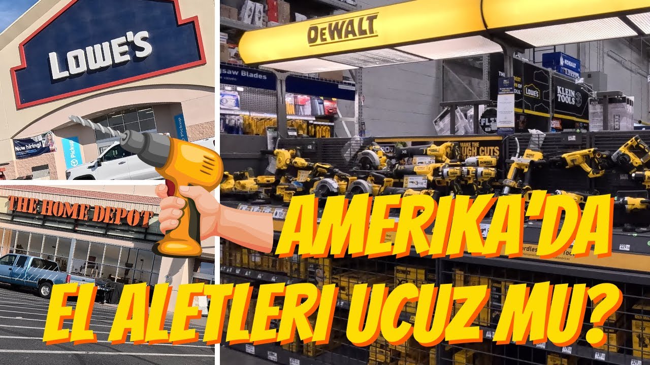Amerika’da El Aletleri Ucuz Mu? - Dewalt