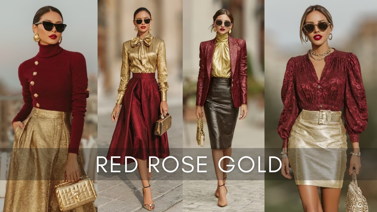 February 2026 Color Trends: Luxury Romance Red Rose & Gold — Elegant Combos That Feel Expensive