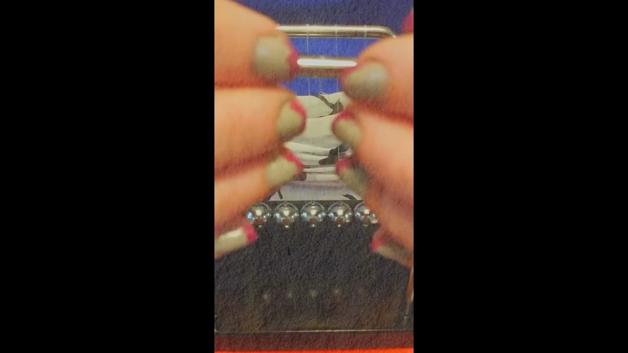 Newton'sCradle.ASMRAMBIANCE.GloriaWimberley #ASMR #VisuallySatisfying#SoothingSounds #MADEFORADULTS