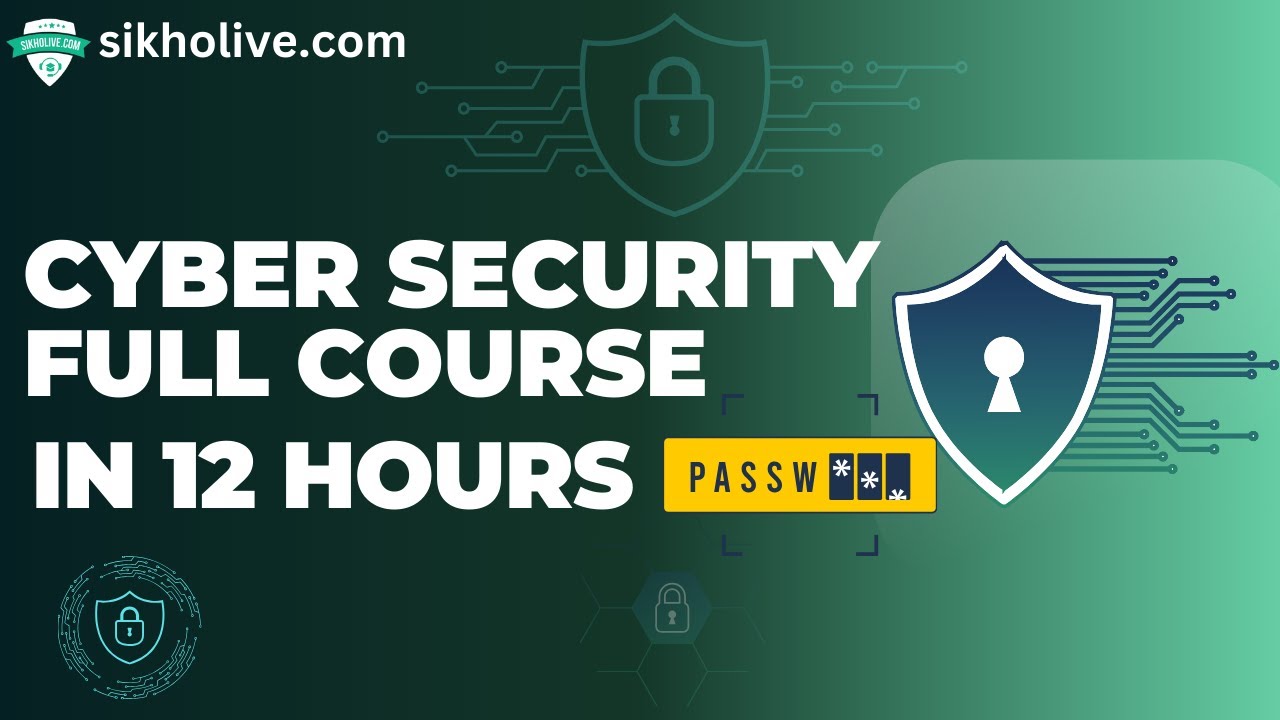 Cyber Security Full Course  in One Video !  12 Hours Zero To Hero 🔥