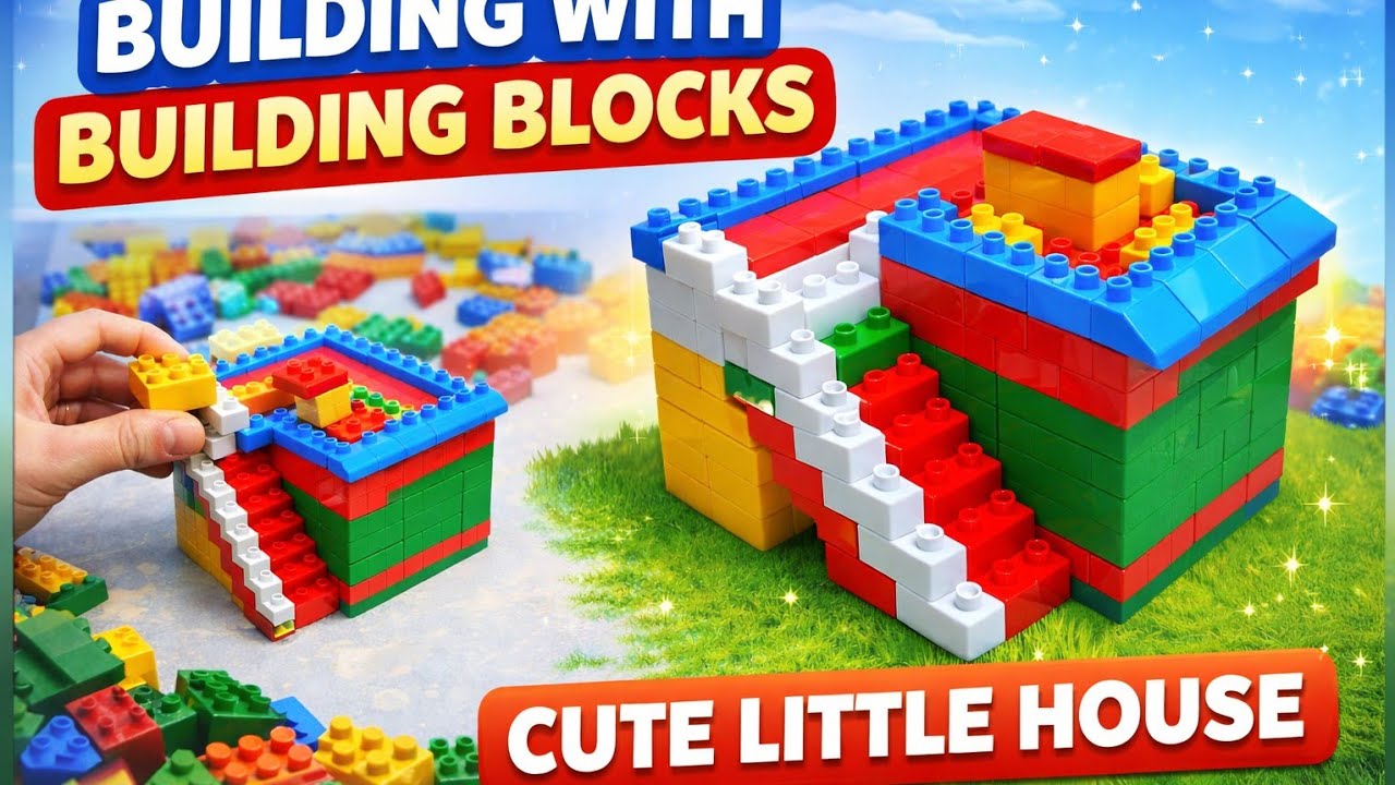 How to Build a Creative LEGO House with Stairs | Easy DIY Tutorial