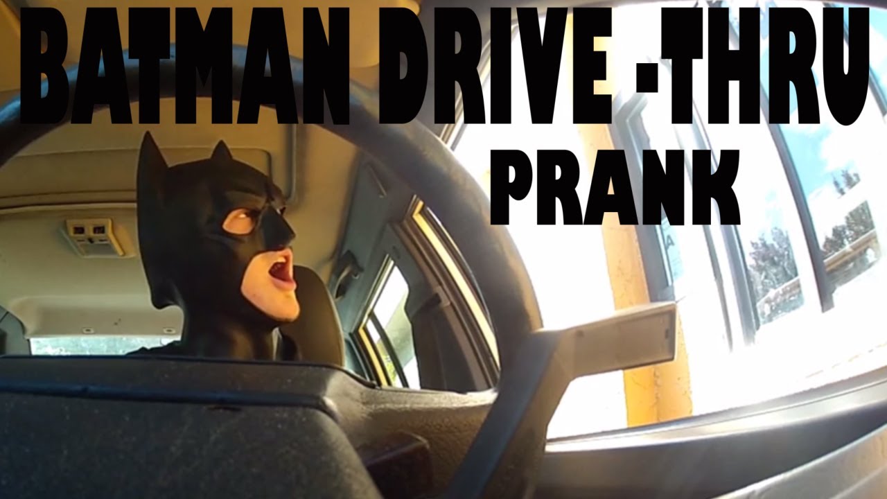 Batman Halloween Drive-Thru Prank