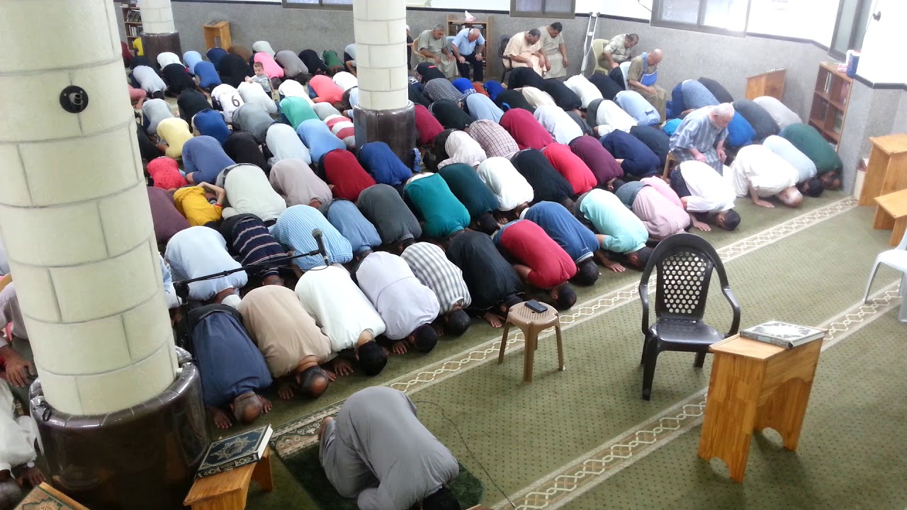 جانب من صلاة التراويح في مسجد مصعب بن عمير ليوم الإثنين 2018/5/21-5/رمضان/1439