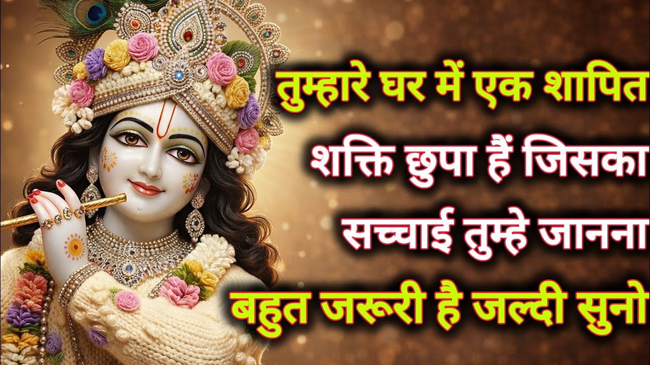 ||मेरे प्रिय||तुम्हारे घर में एक शापित शक्ति छुपा हैं जिसका सच्चाई...🌺lord Krishna divine message 🌺