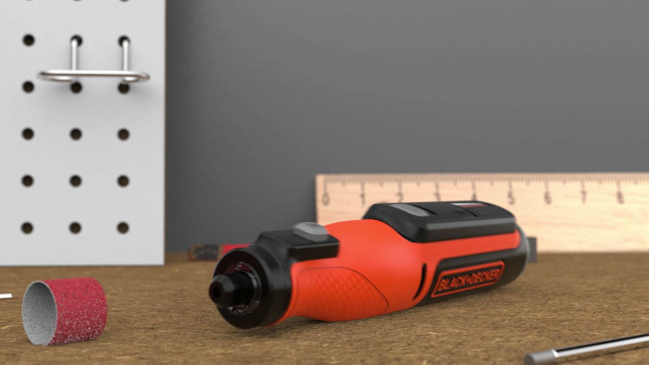 BLACK+DECKER Cordless Rotary Tool with Kitbox