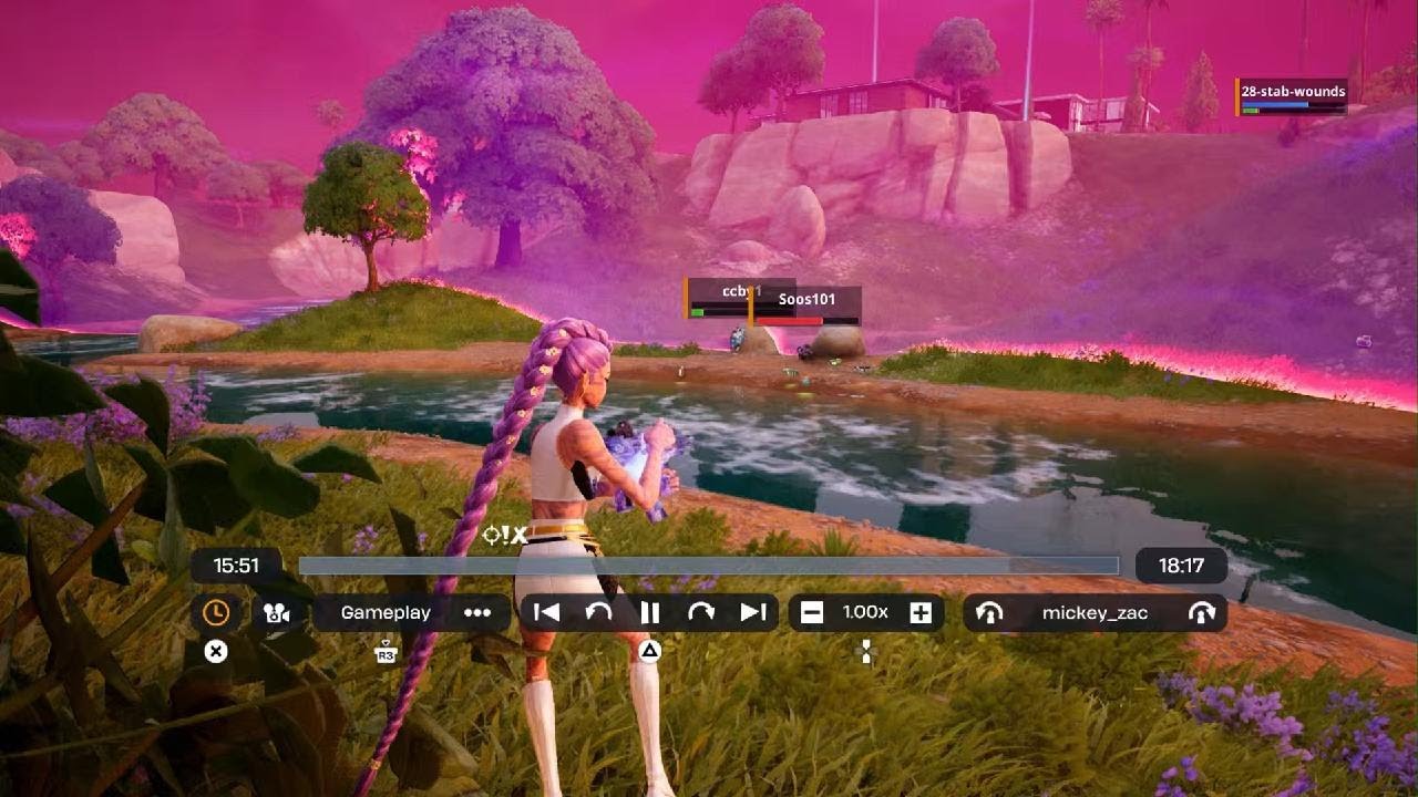Securing the dub after squad mates are eliminated.