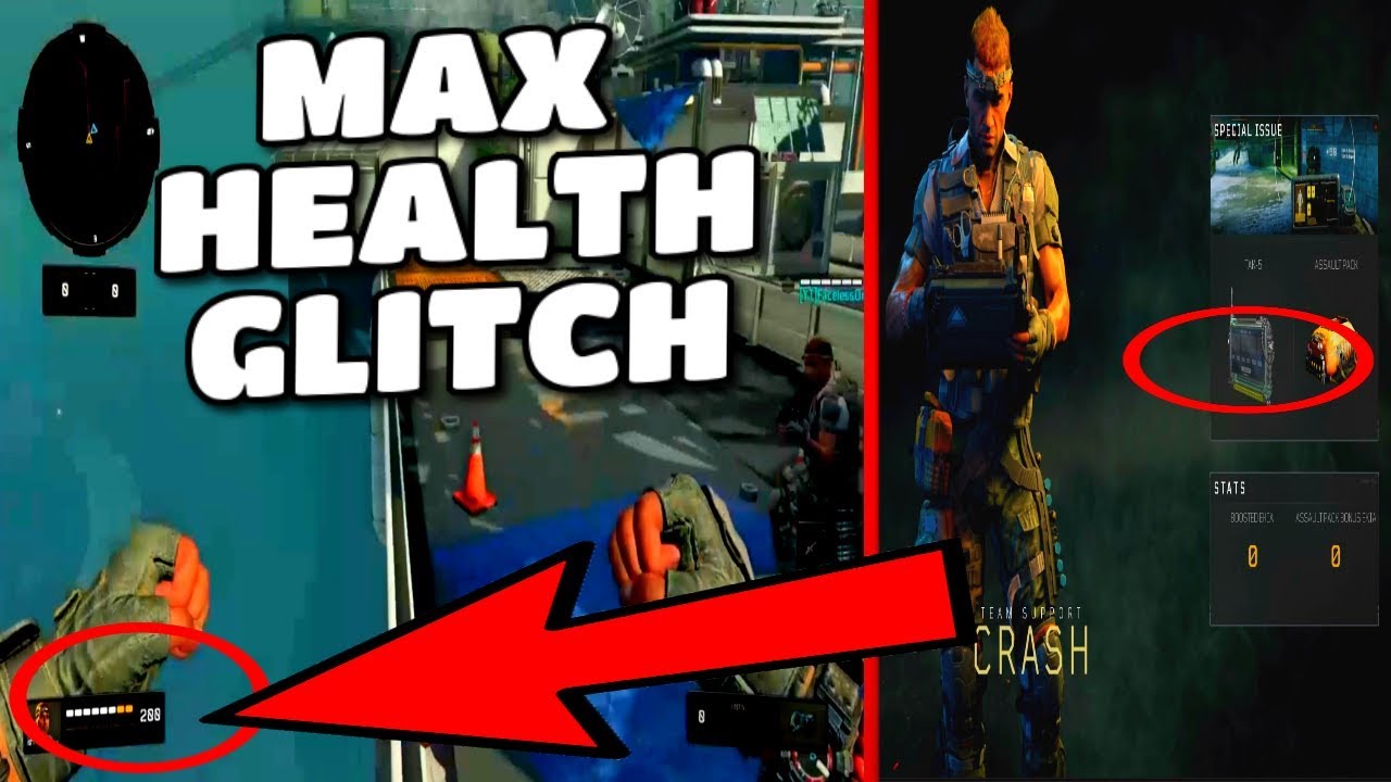 BO4 GLITCHES HOW TO GET MAX HEALTH GLITCH