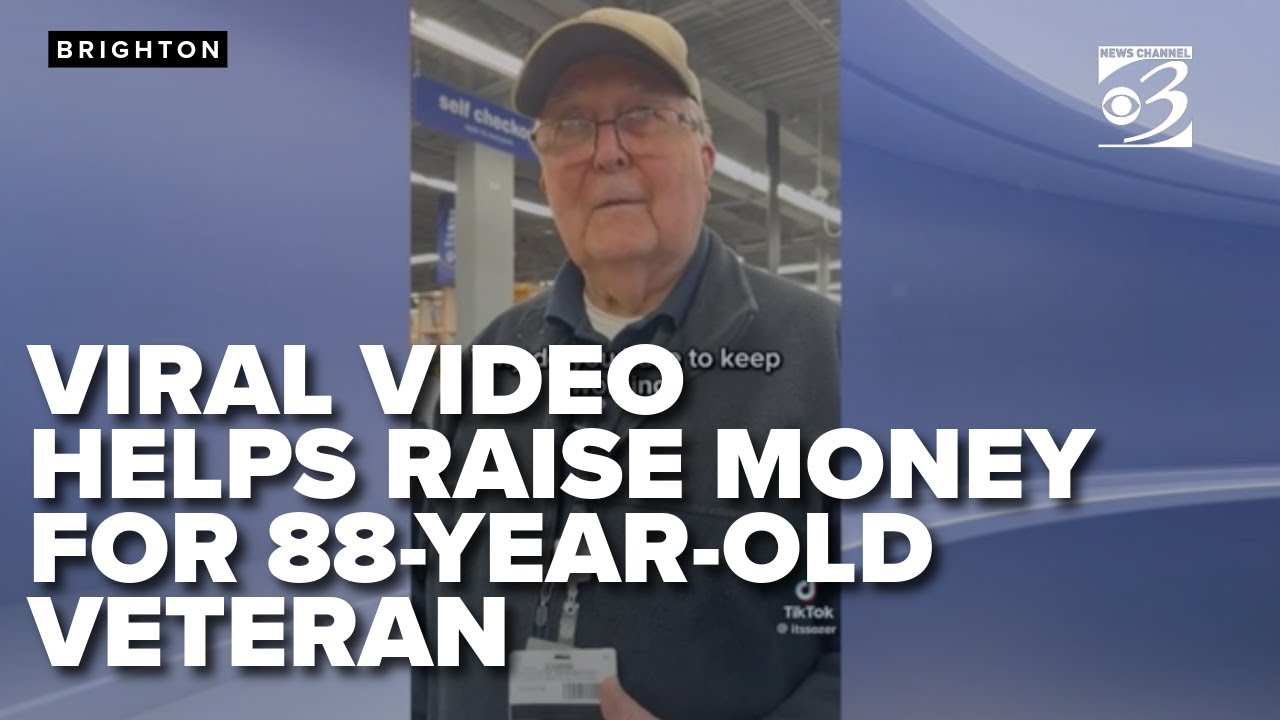 Influencer helps crowdfund $1M for Michigan veteran so he can retire from grocery store