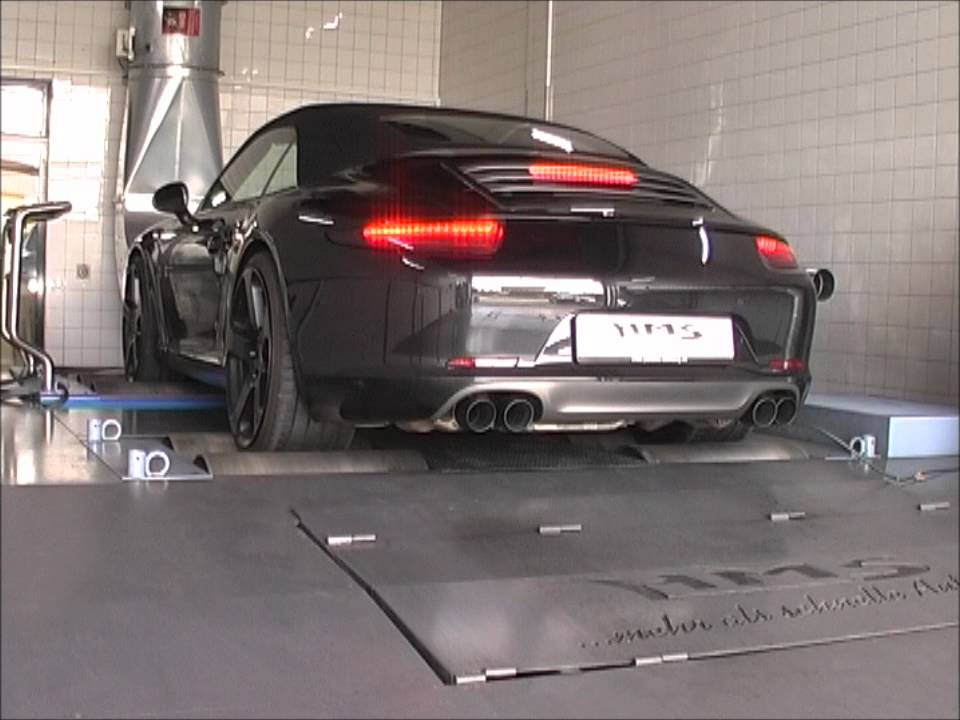 Porsche 991 Carrera S Cabriolet Soundfile mit HMS Performance Klappenabgasanlage