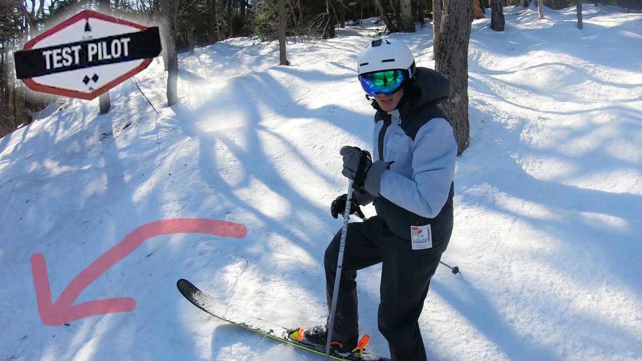Skiing Stratton, VT Glades on Fat Skis - Test Pilot