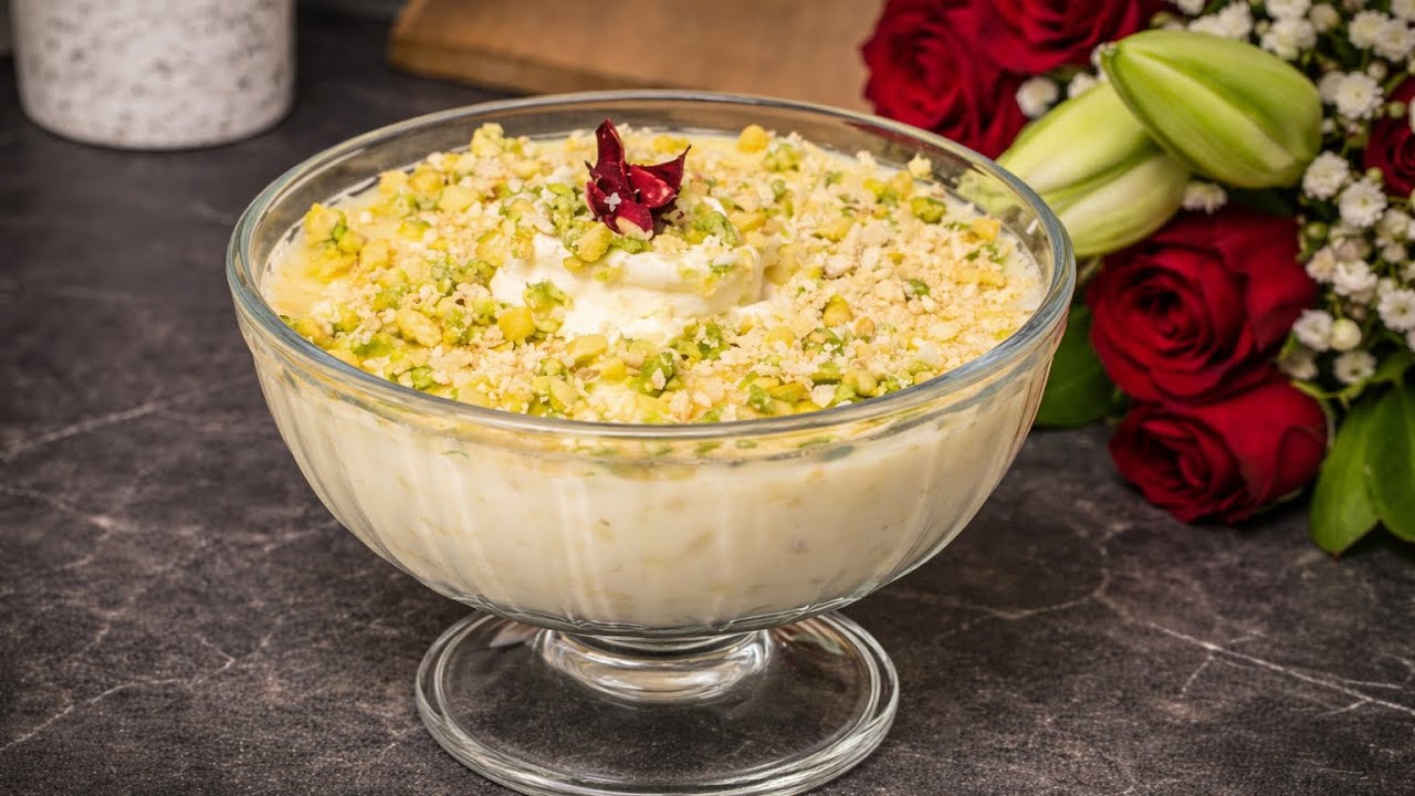 أطيب رز بحليب بالقشطة 😍 كريمي وطري وبيذوب بالفم | أسهل طريقة مضمونة 100%