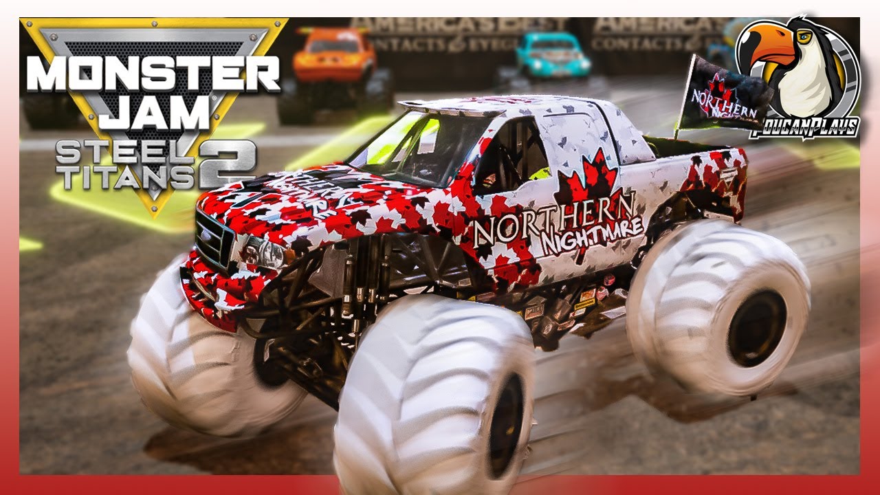 Northern Nightmare Inverse Starts The Stadium Series With A Bang! (Monster Jam Steel Titans 2)