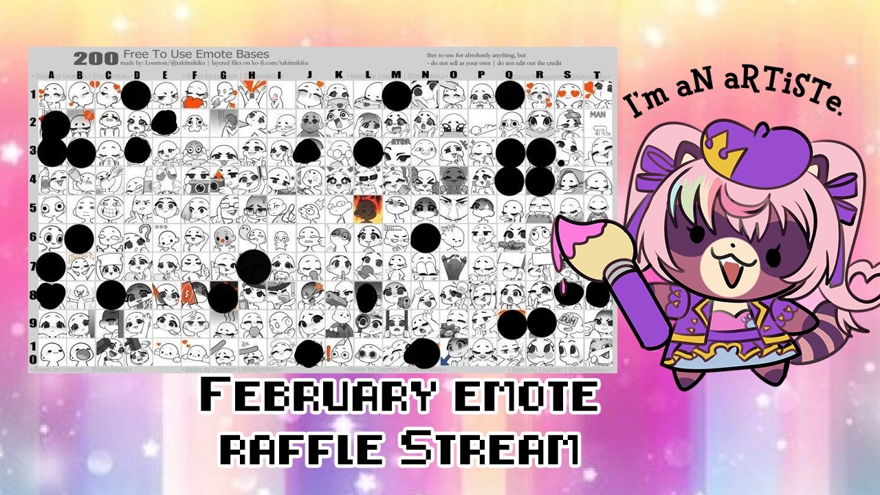 February 2026 Emote Raffle Stream