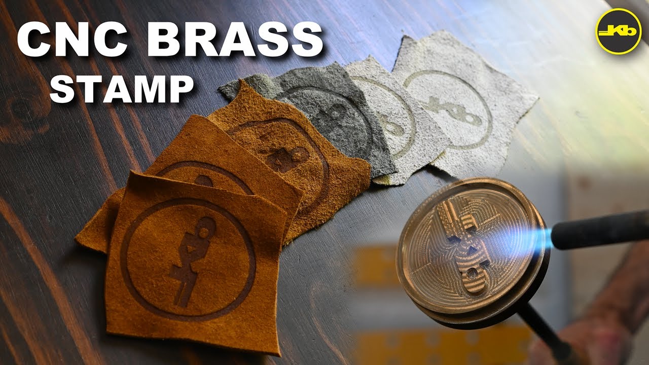 Brass Branding Stamp on CNC Router