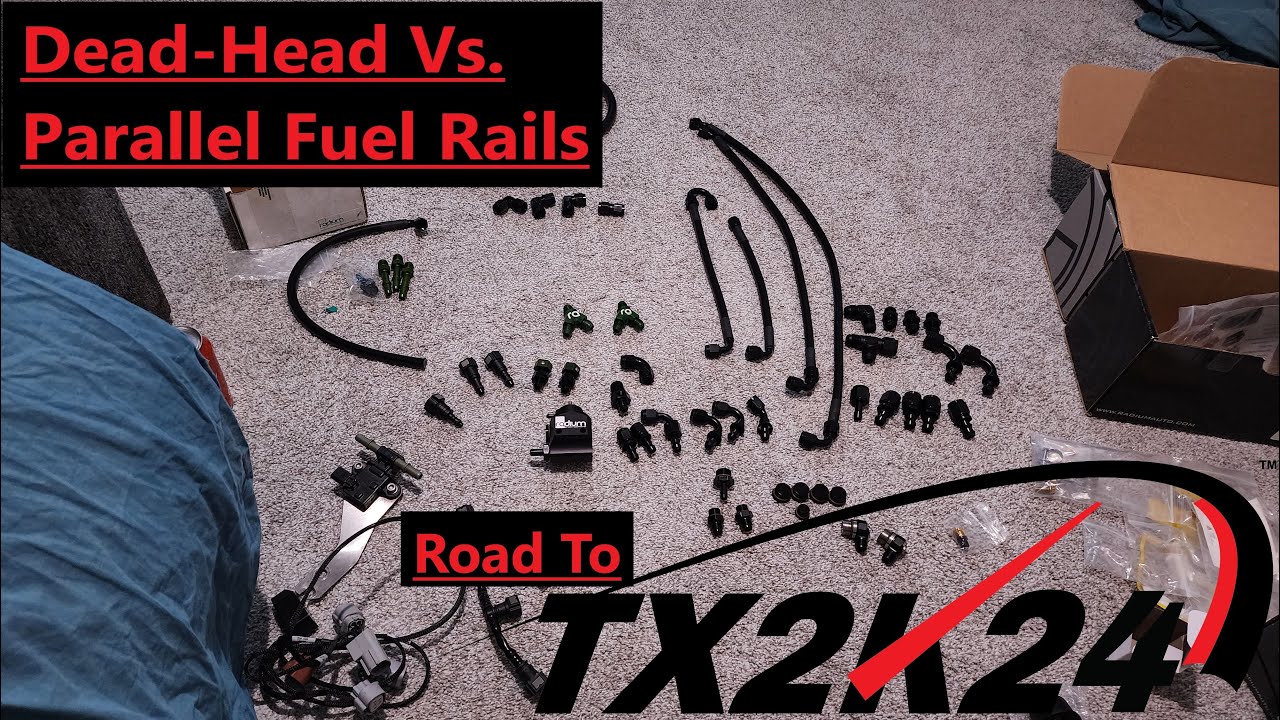 Road To TX2k'24 - Dead-Head Vs. Parallel Fuel Rails Part 1/2 (500 WHP Subaru Build)