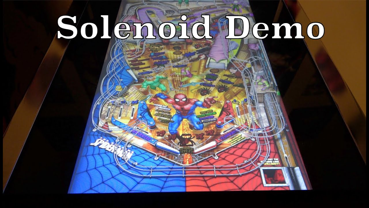 Solenoid Demo | Arcade1Up Marvel Pinball