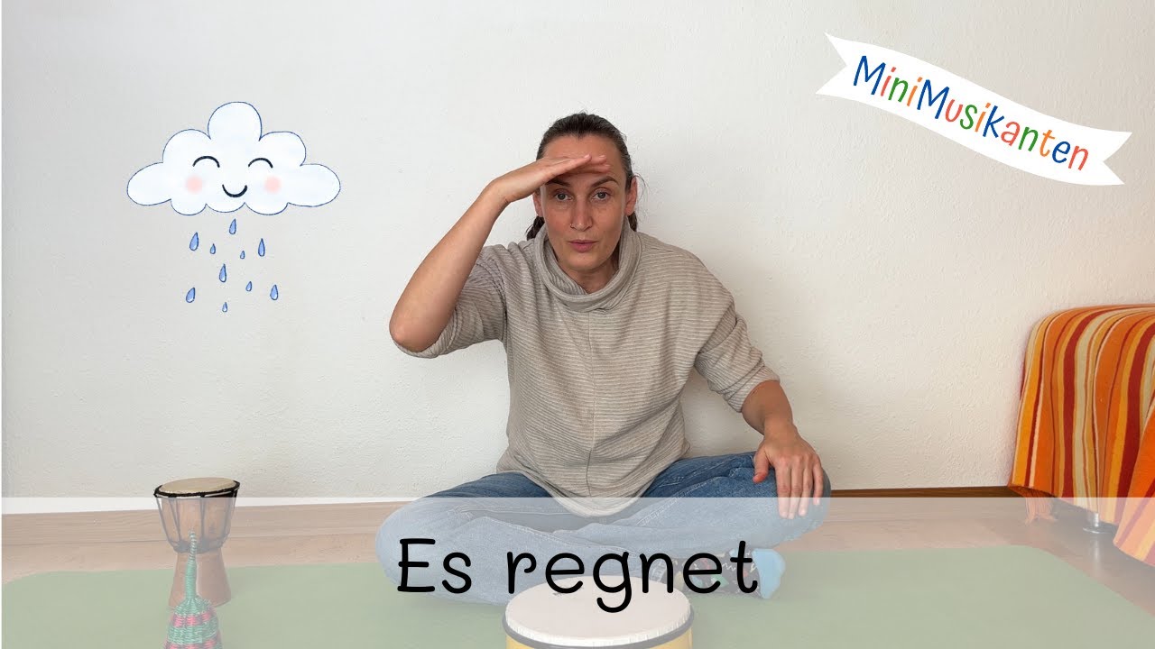 Es regnet, es regnet, es regnet gar so sehr • Regenlied, Herbstlied || MiniMusikanten