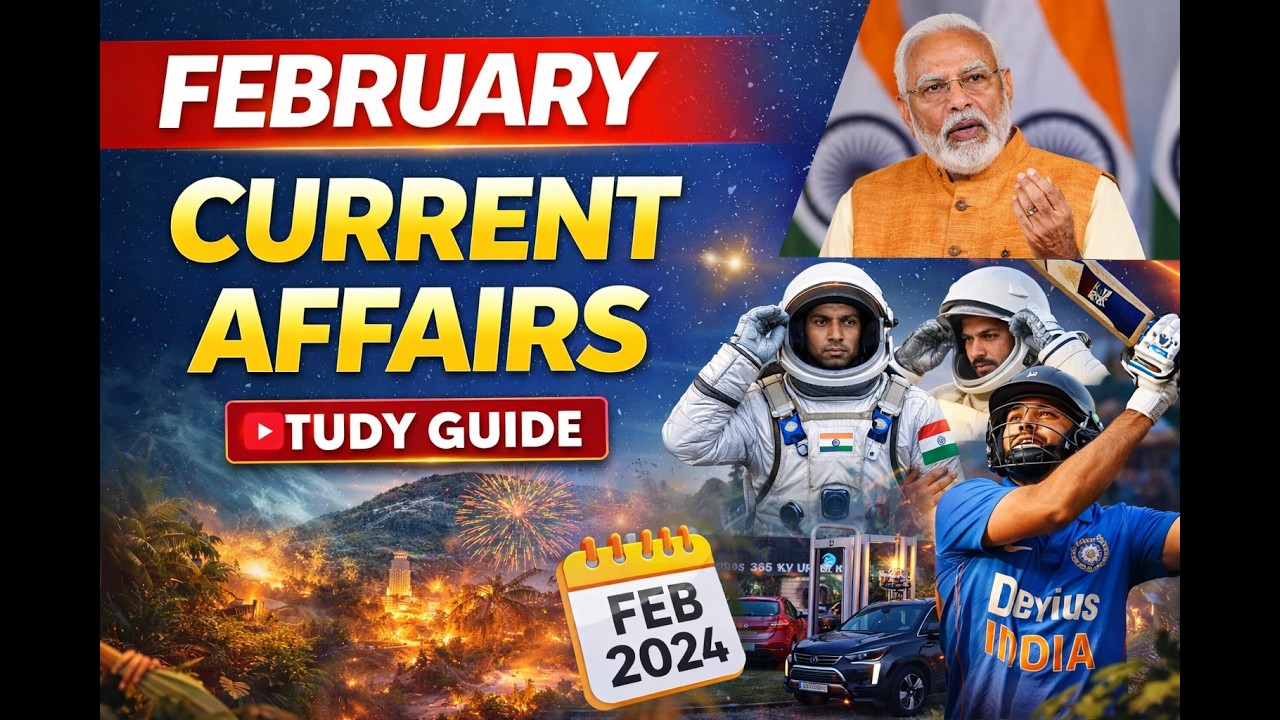 फरवरी 2026 करंट अफेयर्स | February Current Affairs 2026 | All Competitive Exams