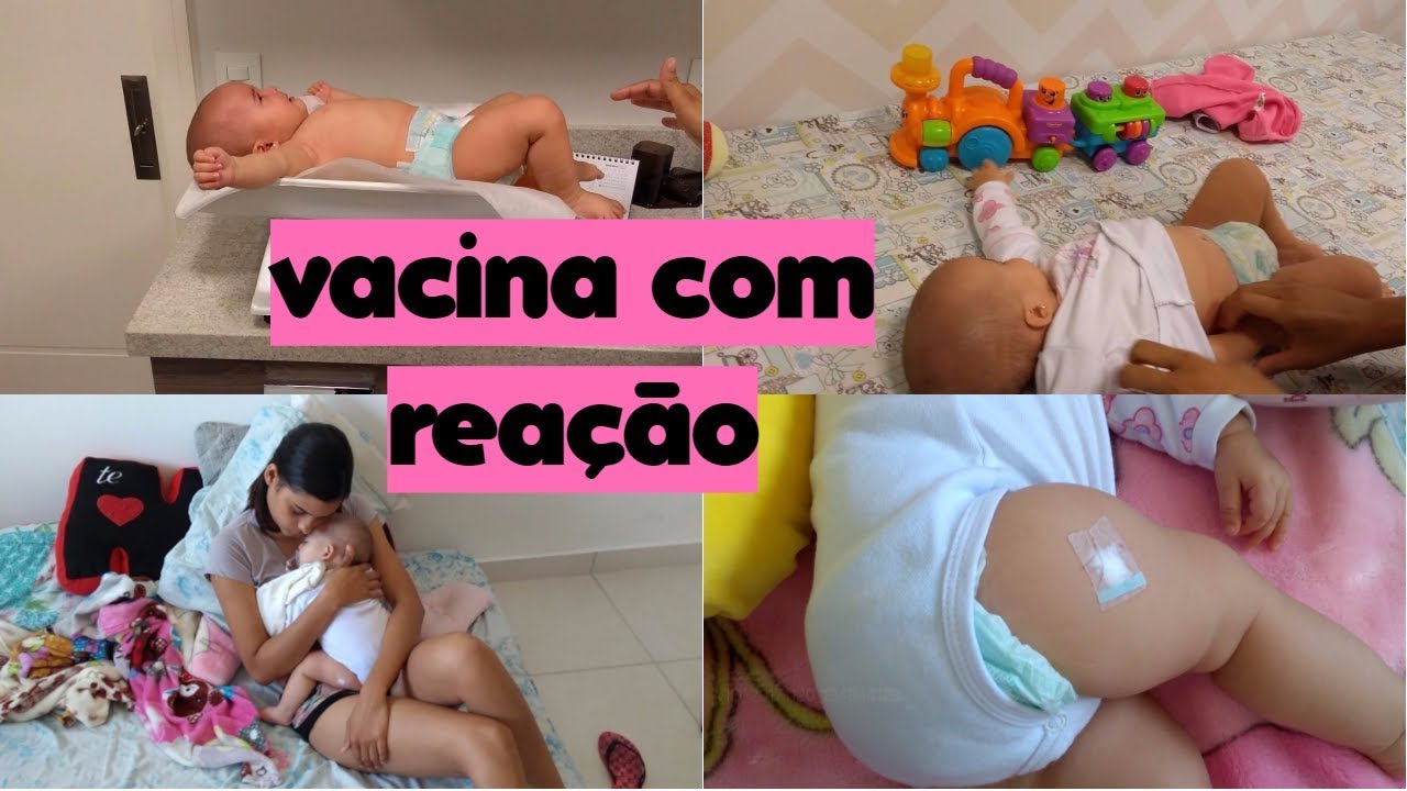 VACINA DE SEIS MESES DEU REAÇÃO NA BEBÊ LAURA   + DIA DE PEDIATRA