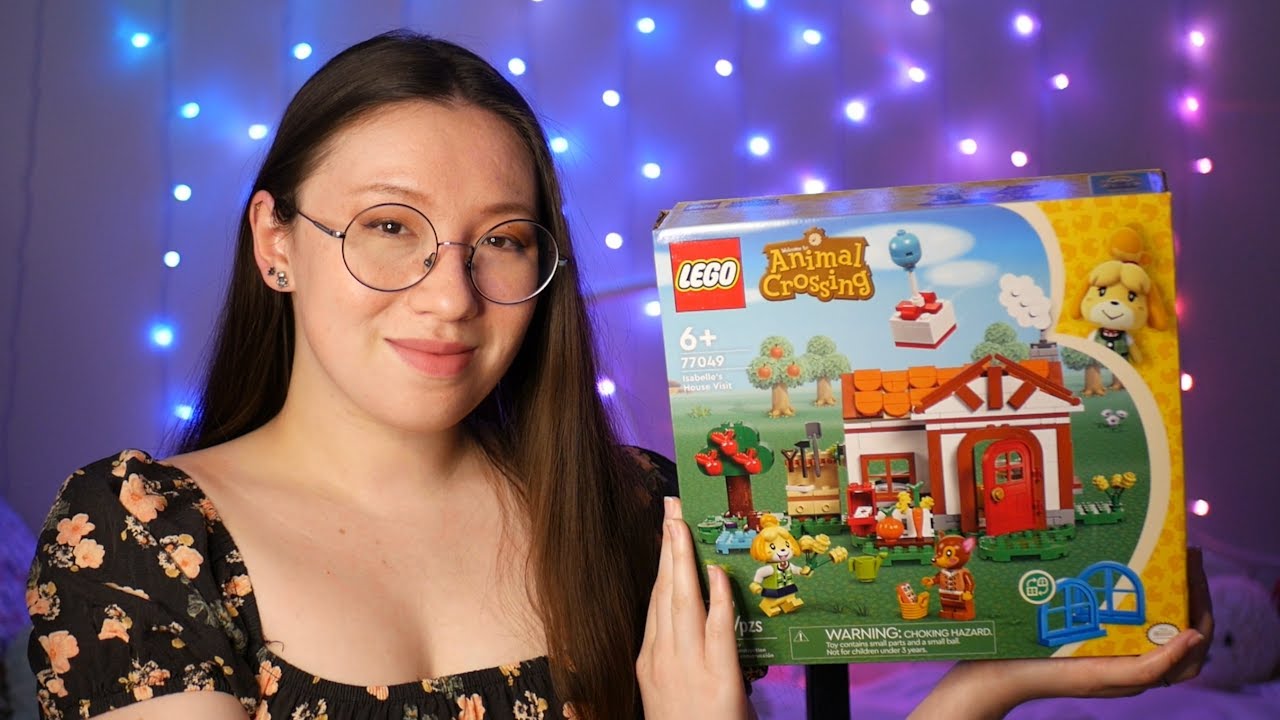 Lego ASMR 🏡 Building an Animal Crossing House! 🍒 Binaural Soft Spoken