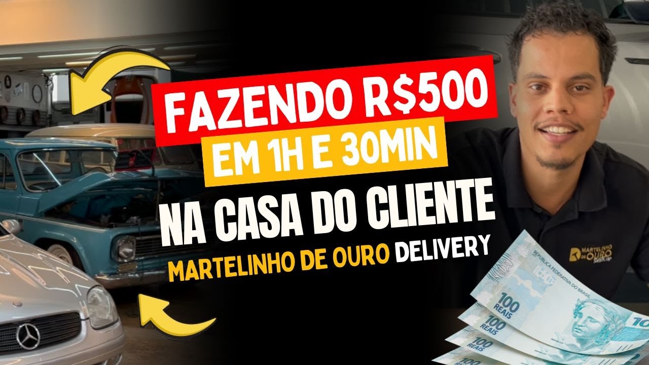 MARTELINHO DE OURO DELIVERY: DINHEIRO NA CASA DO CLIENTE