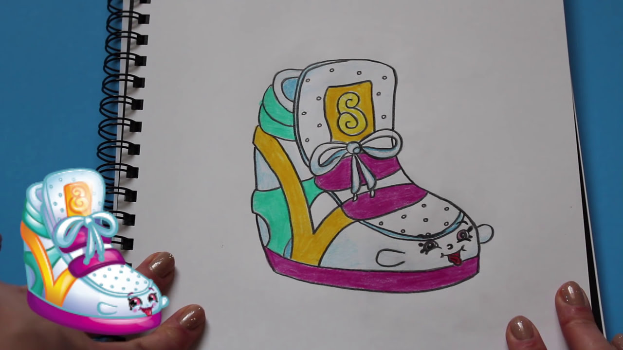 How to Draw Shopkins Season 2 Sneaky Wedge Step By Step Easy
