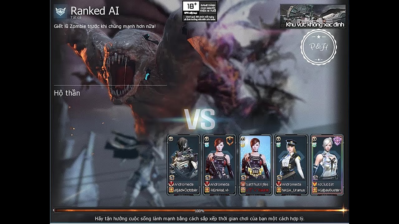 Full 4700 điểm Map Khu vực không xác định RANK AI Season 2 CFVN