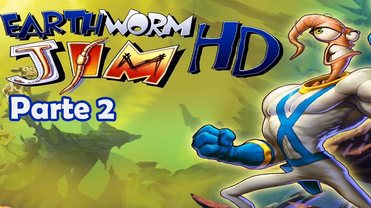 Let's Play: Earthworm Jim HD (PS3) - Parte 2: Nos fuimos al infierno? (ง ◉ _ ◉)ง