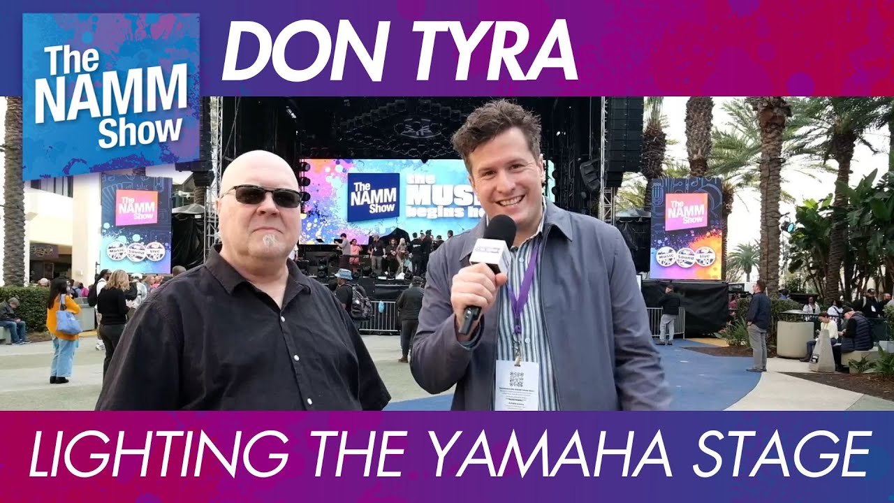 Don Tyra on Lighting the Yamaha Stage | NAMM 2026