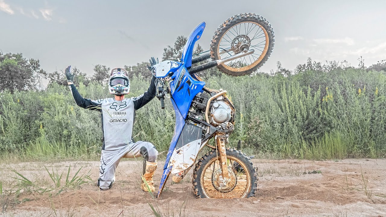 FUI COM A MOTO NOVA NA TRILHA | TTR 230